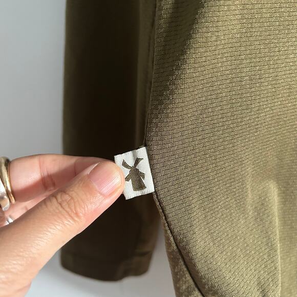 Dutch Bros Coffee Long Sleeve Performance Shirt – Olive- Men's Medium - Picture 4 of 6